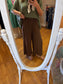 Brown Flowy Pants
