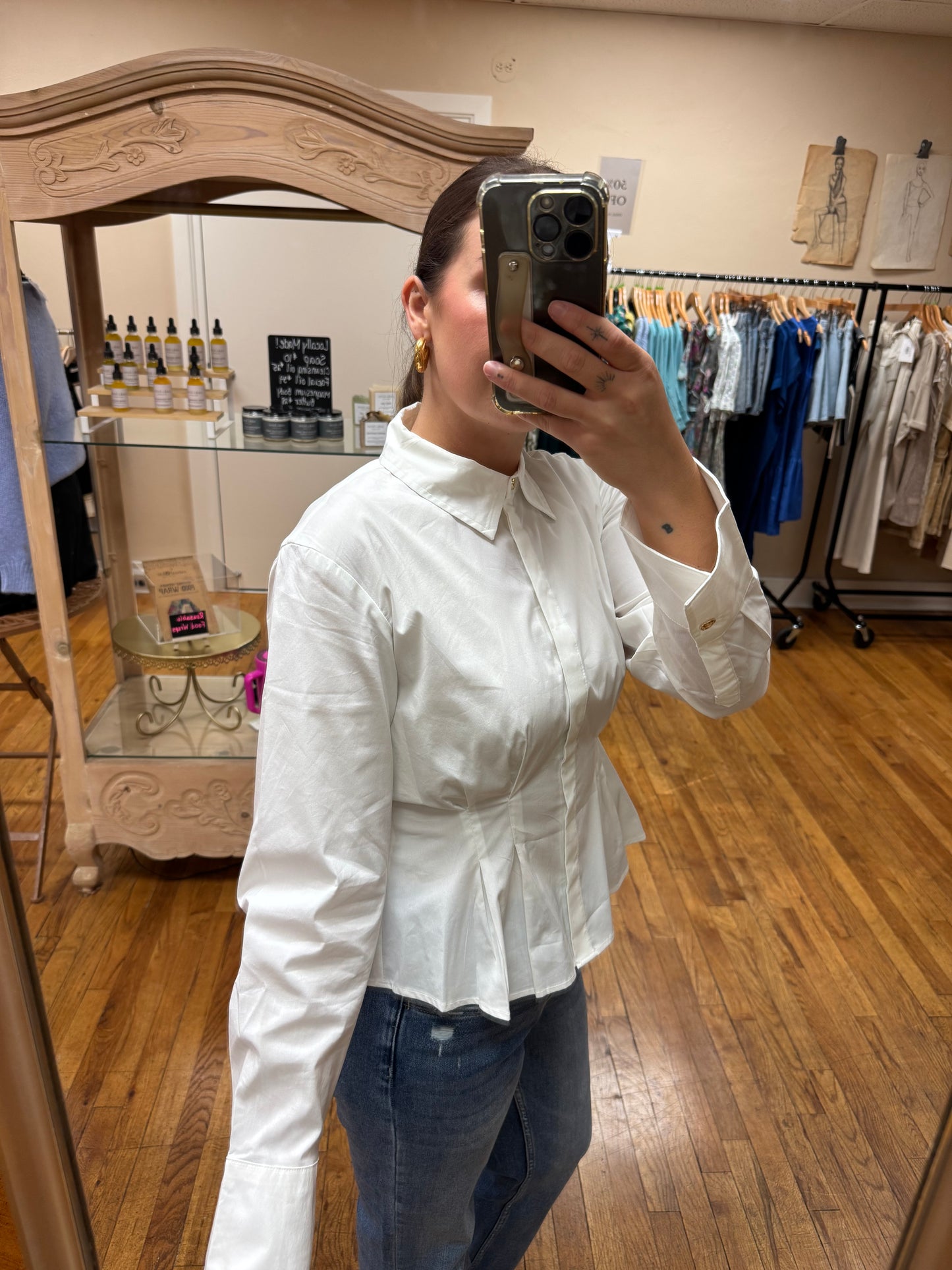 Friba Collared Blouse