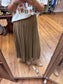 Pleated Midi Skirt
