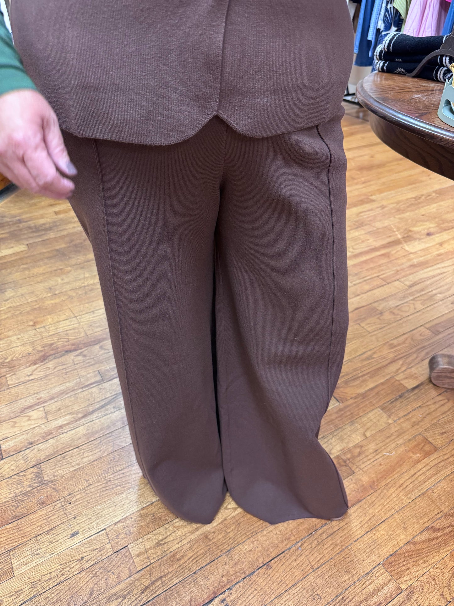 Brown Sweater Pants