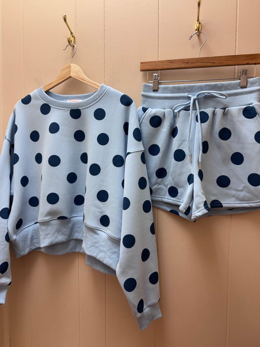 Blue Dot Sweatshirt