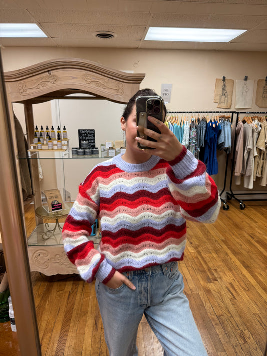 Doja Colorful Knit Sweater