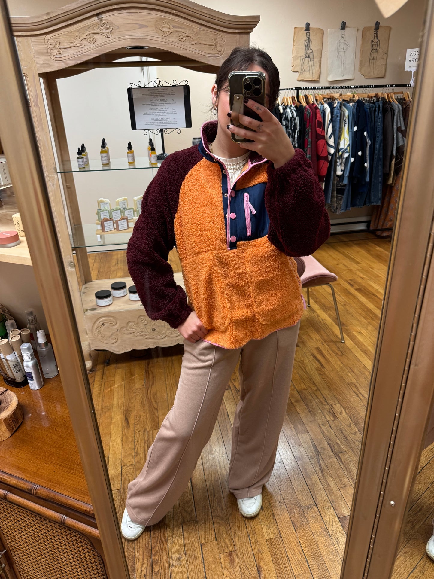 Cozy Colorblock Pullover