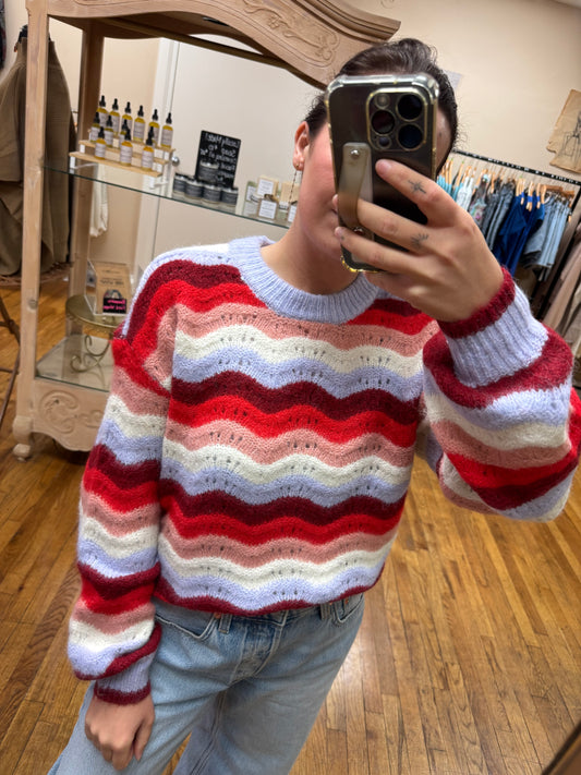 Doja Colorful Knit Sweater