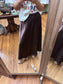 Chocolate Brown Midi Skirt