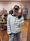 Textured Striped Sweater
