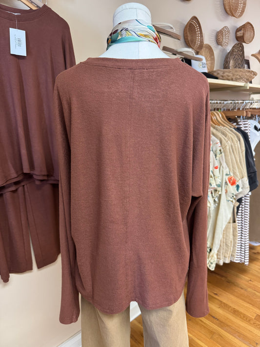 Chestnut Long Sleeve Top