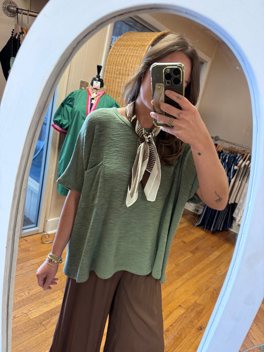 Slouchy Knit Top
