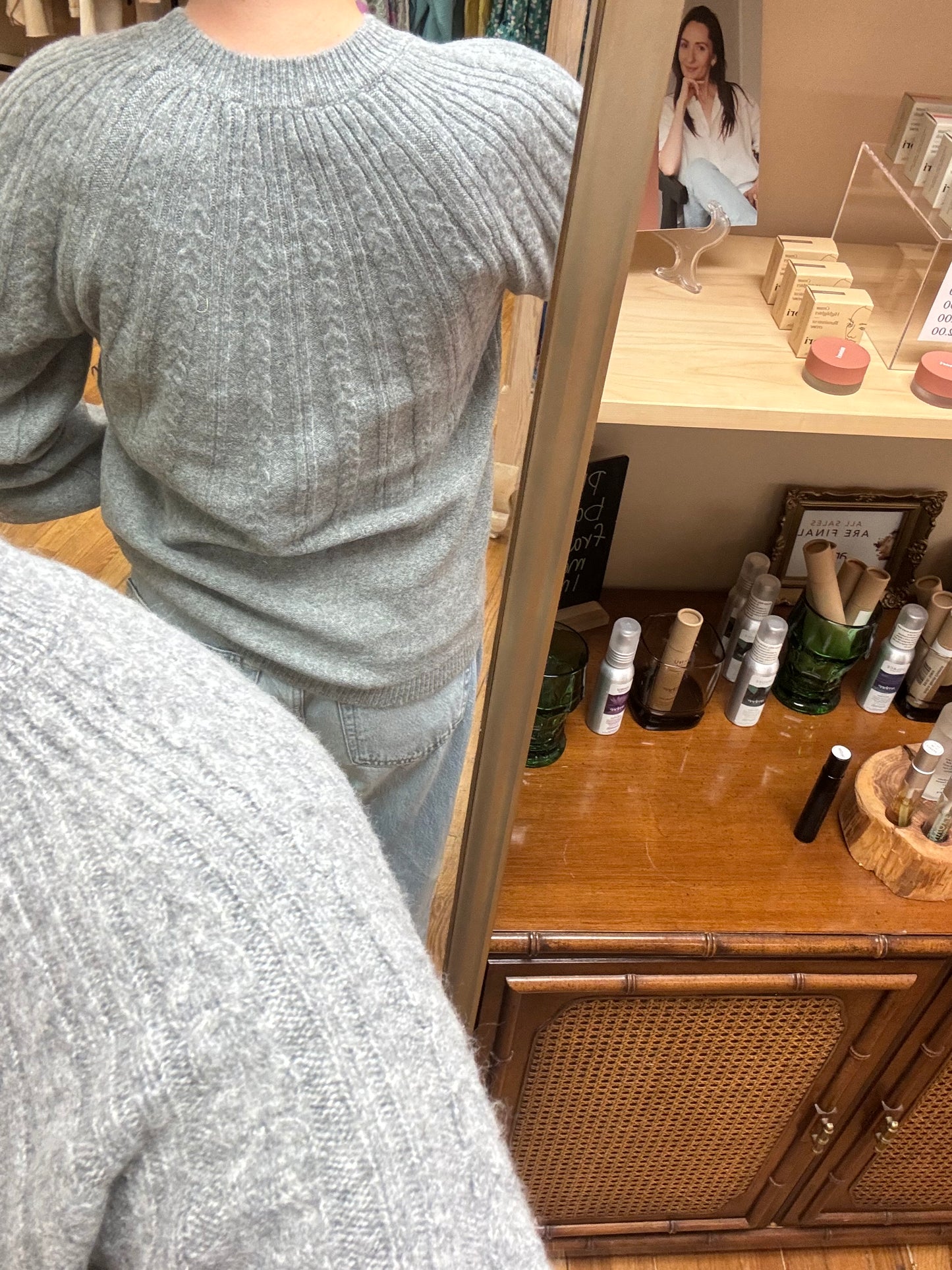 Maggie Grey Melange Sweater