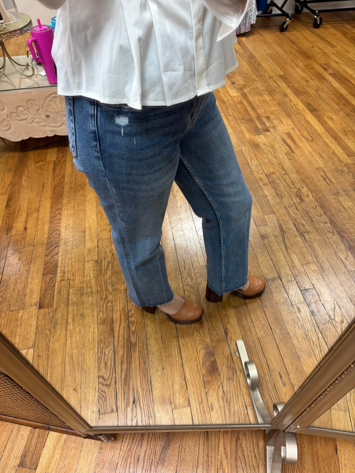 Kassia Ankle Straight Jeans