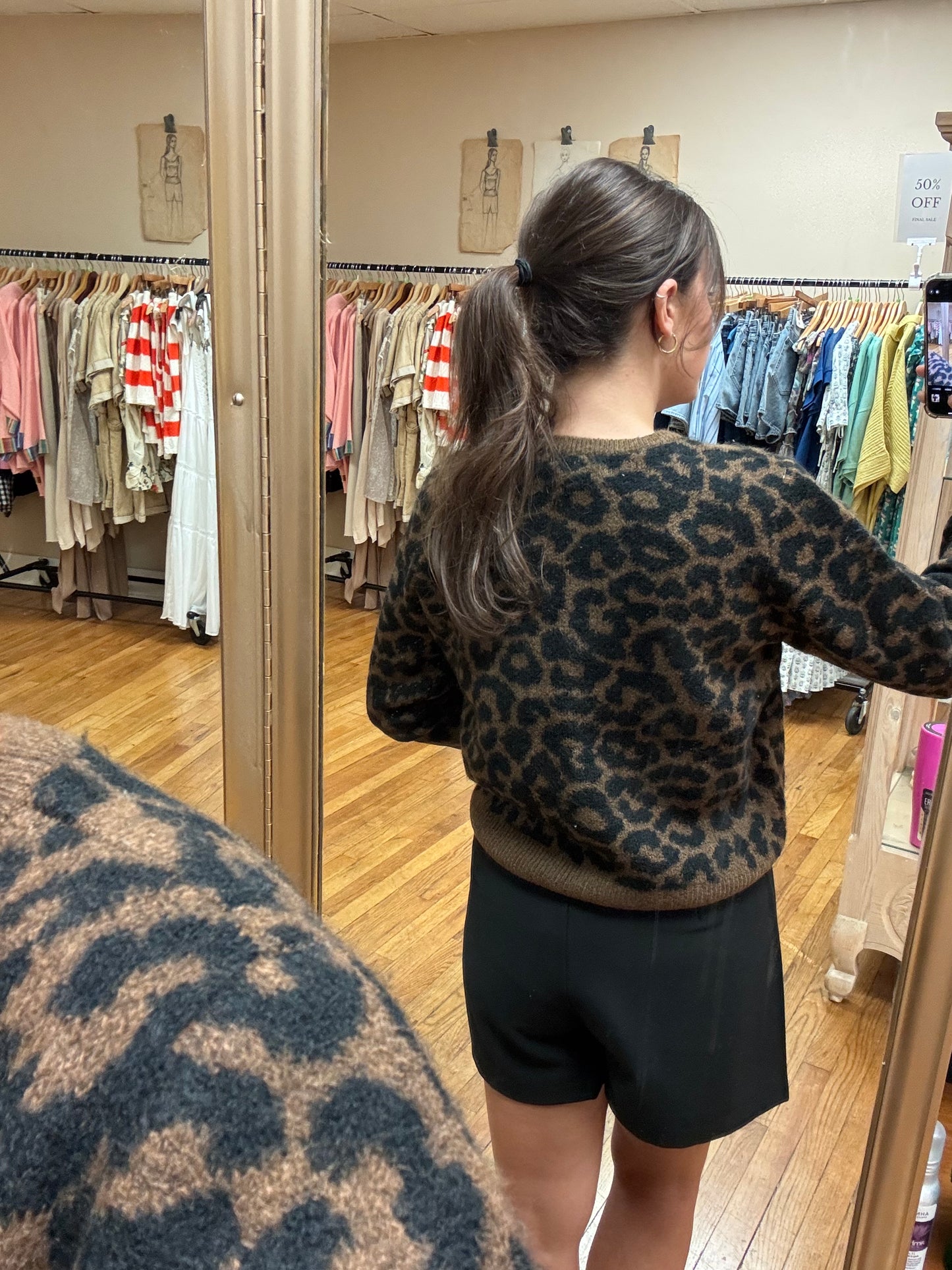 Black Mini Skort