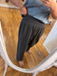 Charcoal Smocked Pants