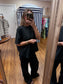 Black Knit Outfit Set
