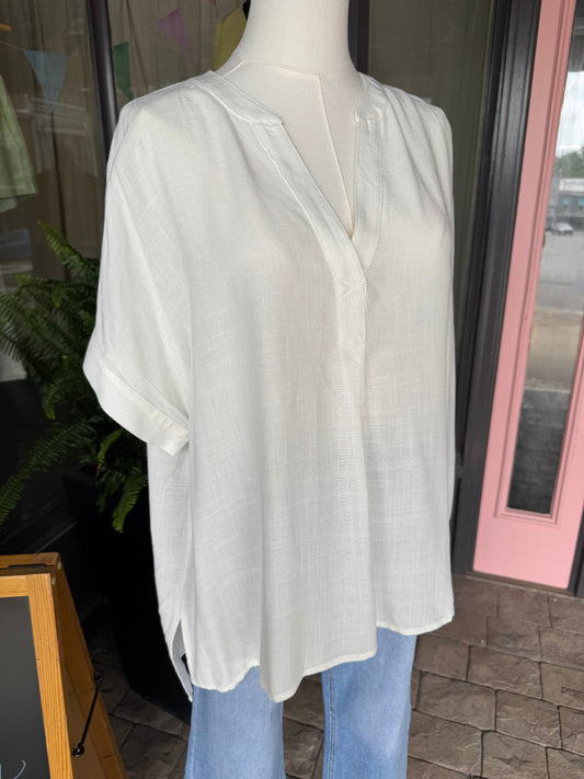 White Cotton Blouse