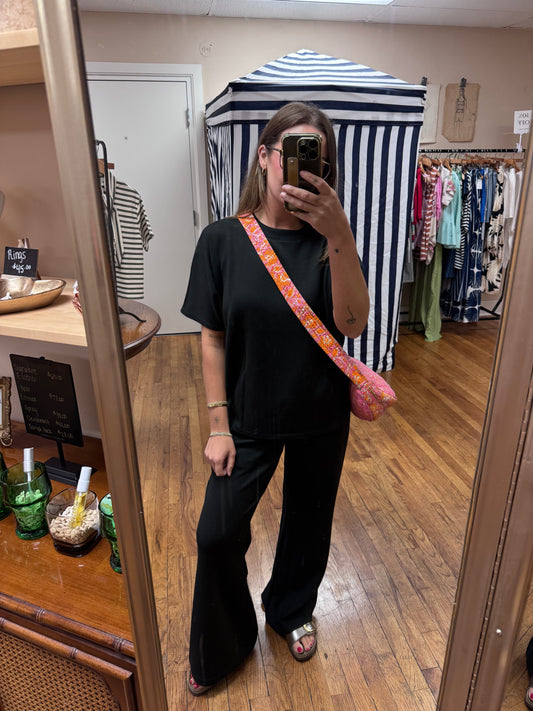 Black Knit Outfit Set