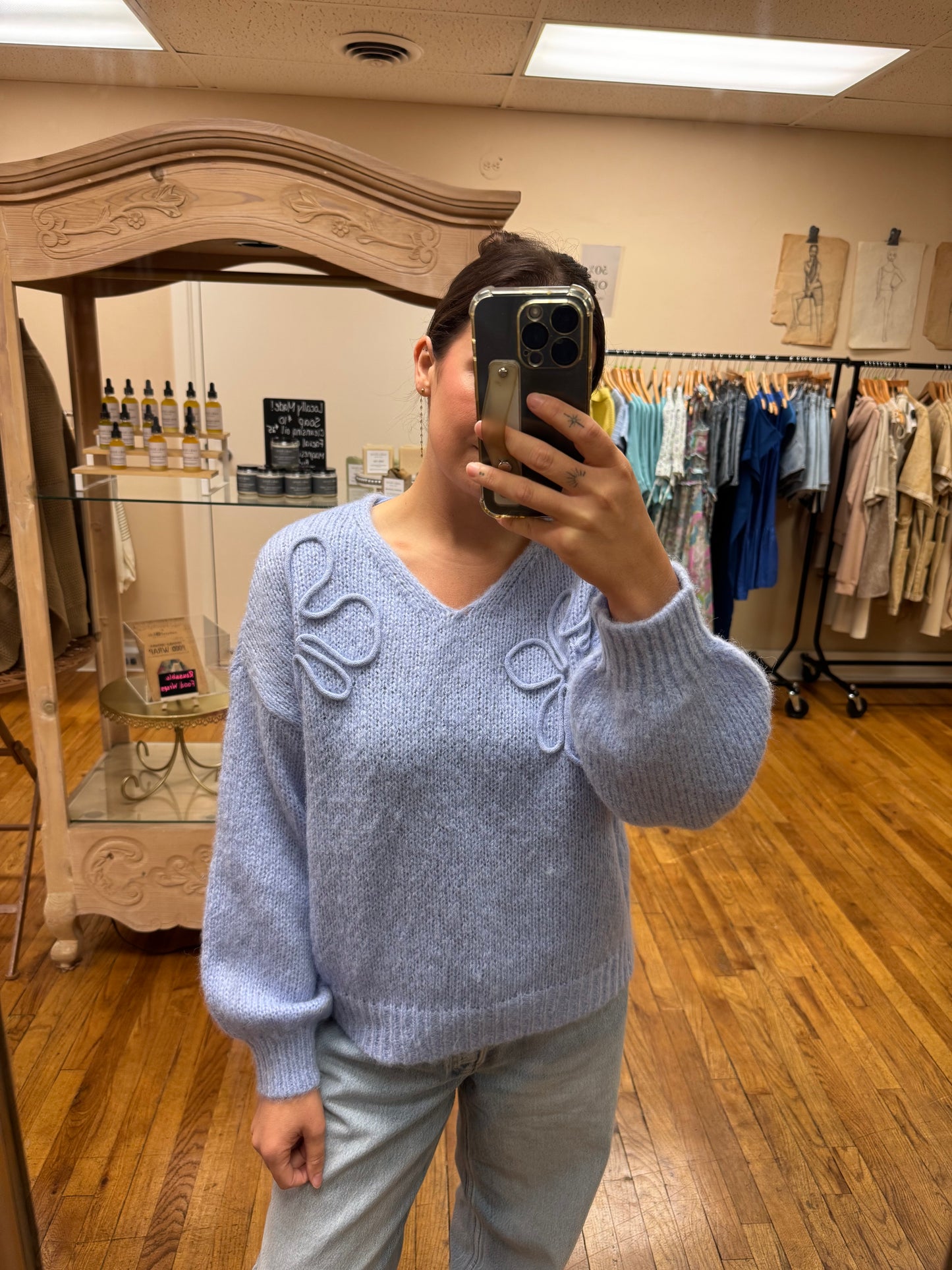 Ollie Flower Sweater