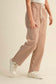 Camel Barrel Leg Pants