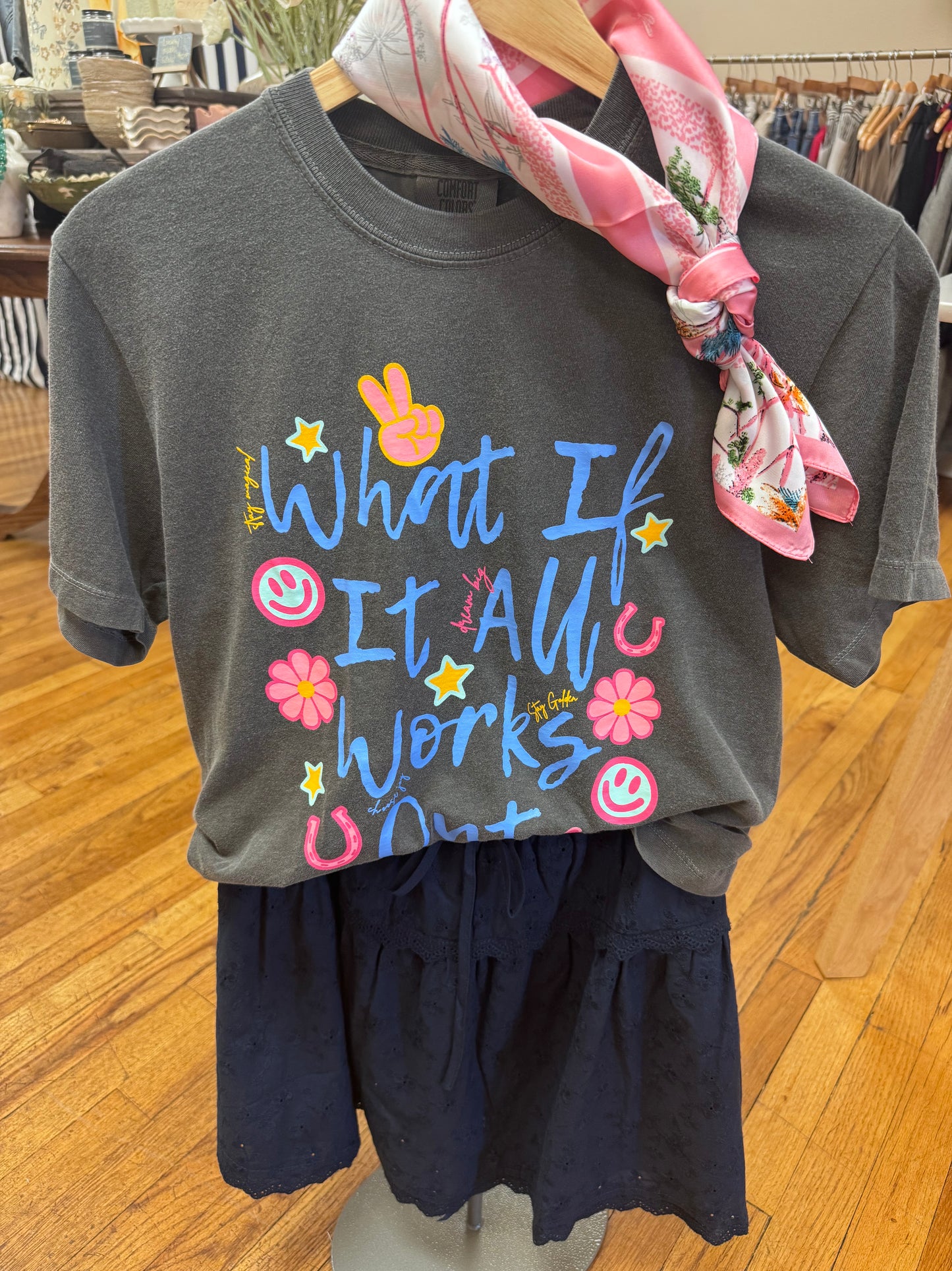 It All Works Out Cropped Tee