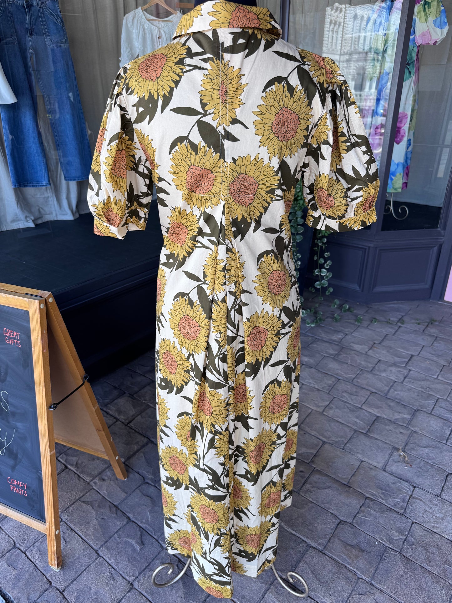 Golden Sunflower Dress