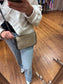 Snake & Chain Leather Crossbody