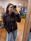 Brown & Baby Blue Cardigan