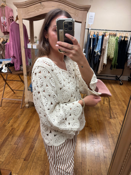 Laura Crochet Sweater
