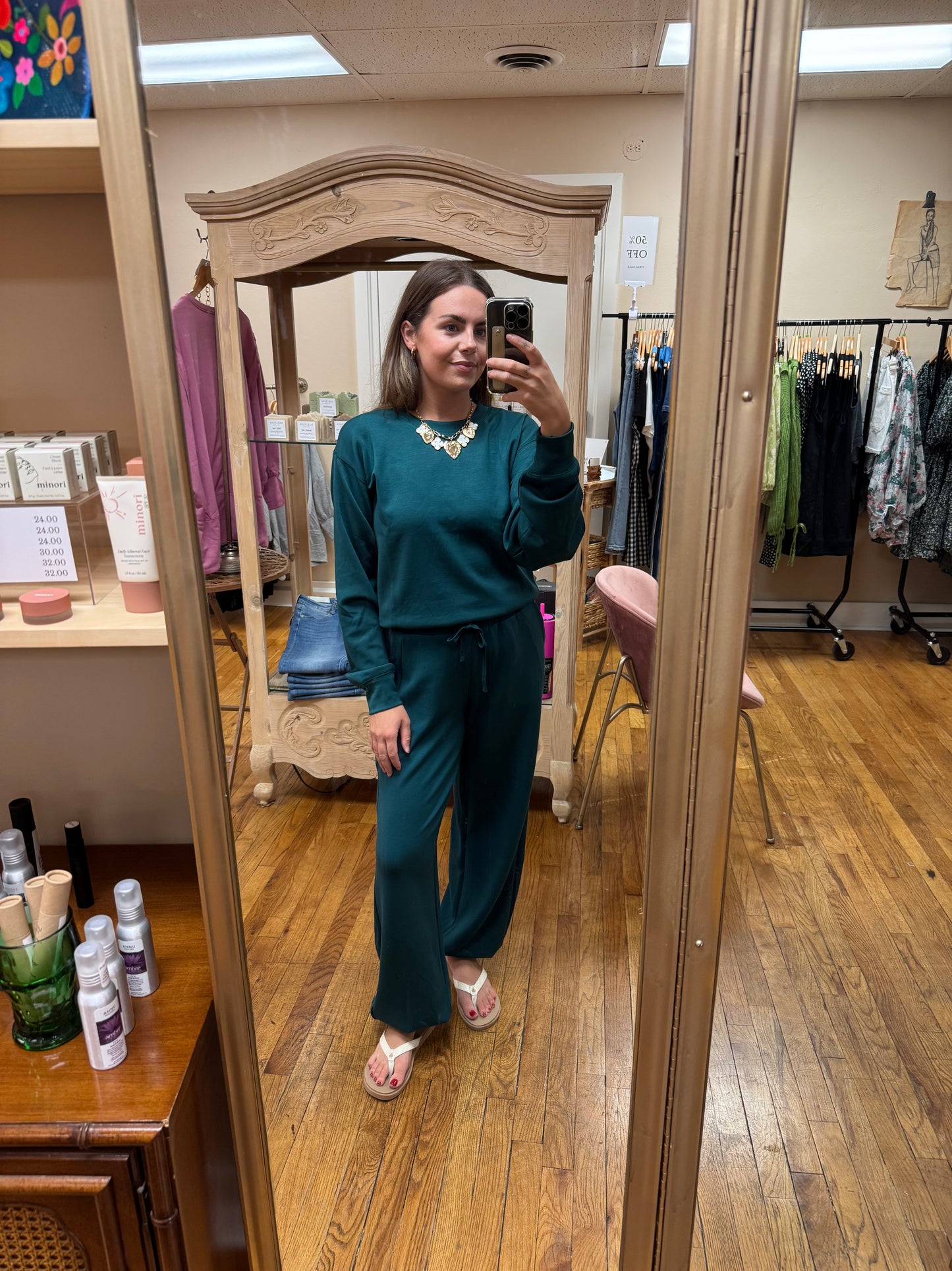 Deep Green Lounge Pants