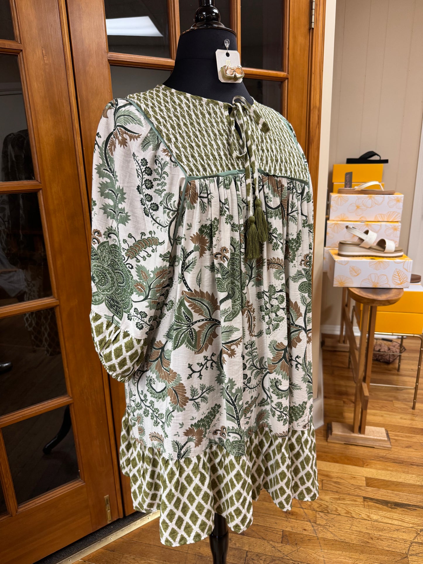 Angela Printed Dress