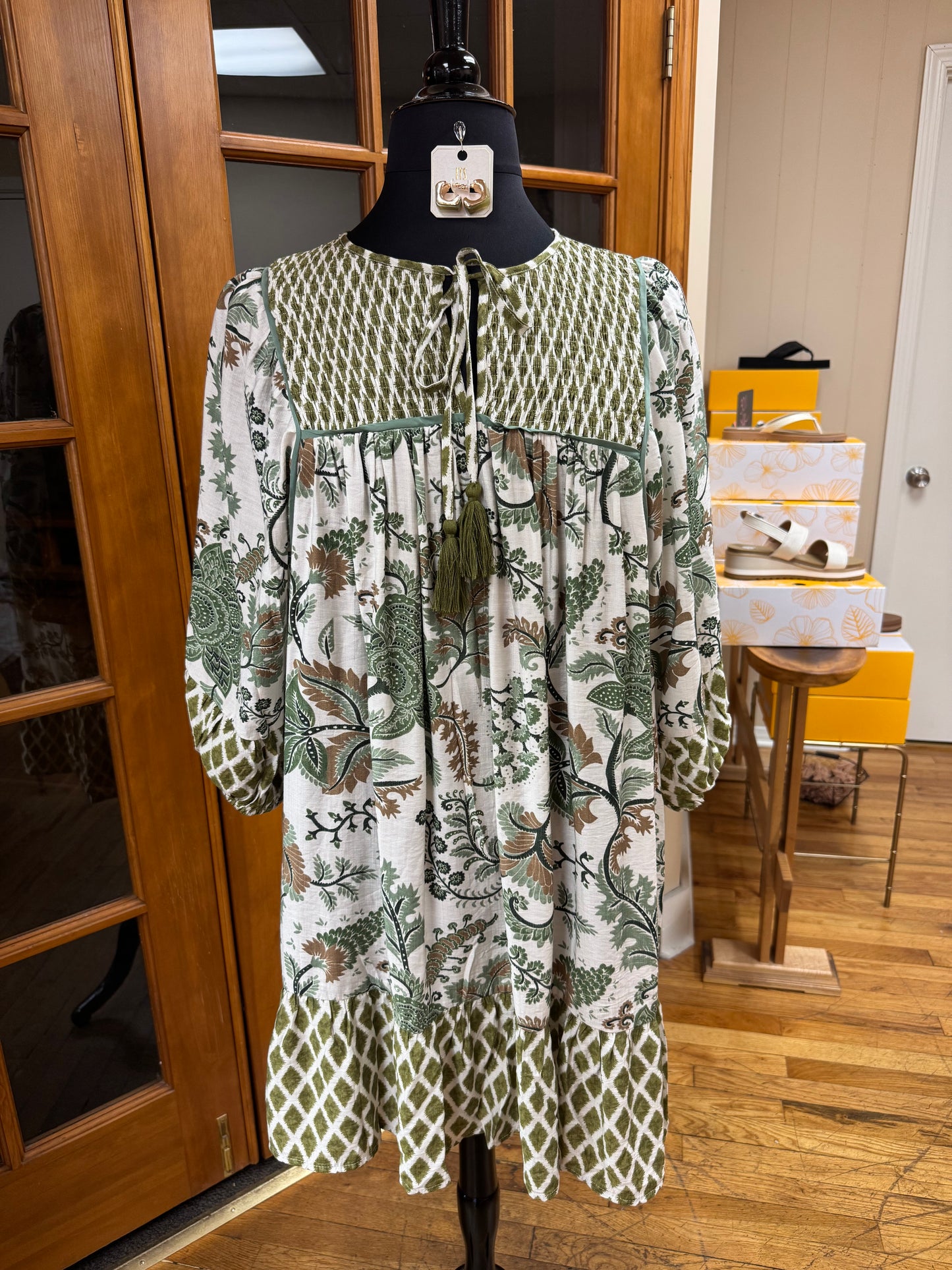 Angela Printed Dress