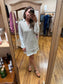 Taupe Knit Layered Dress