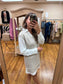 Taupe Knit Layered Dress