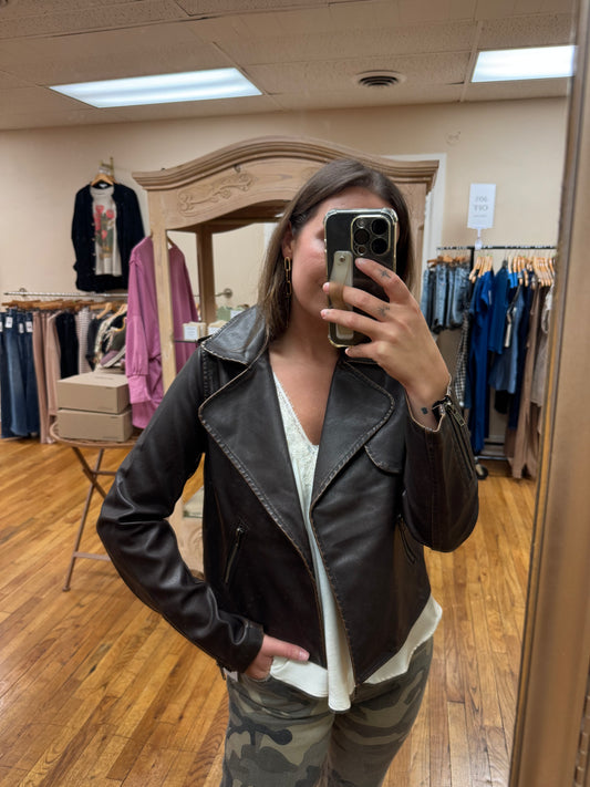 Espresso Moto Jacket