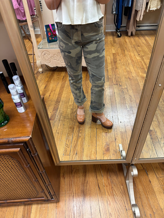 KUT Kelsey Camo Jeans