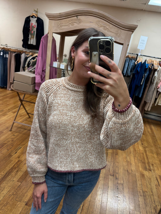 Cozy Caramel Sweater
