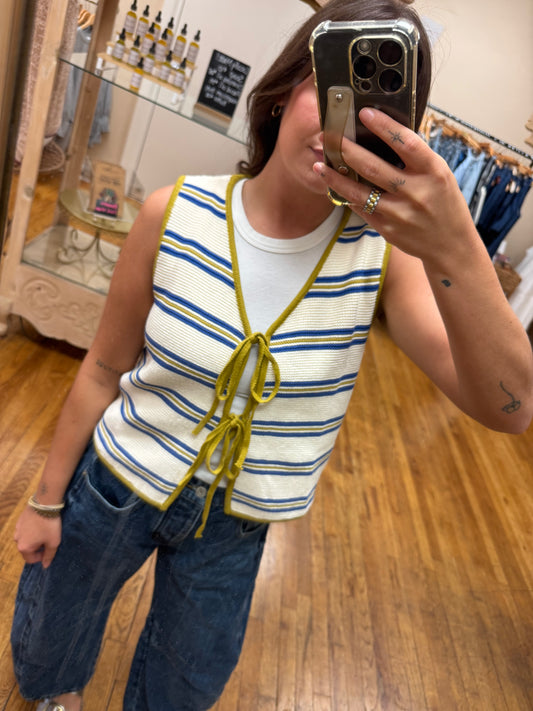 Annie Striped Vest