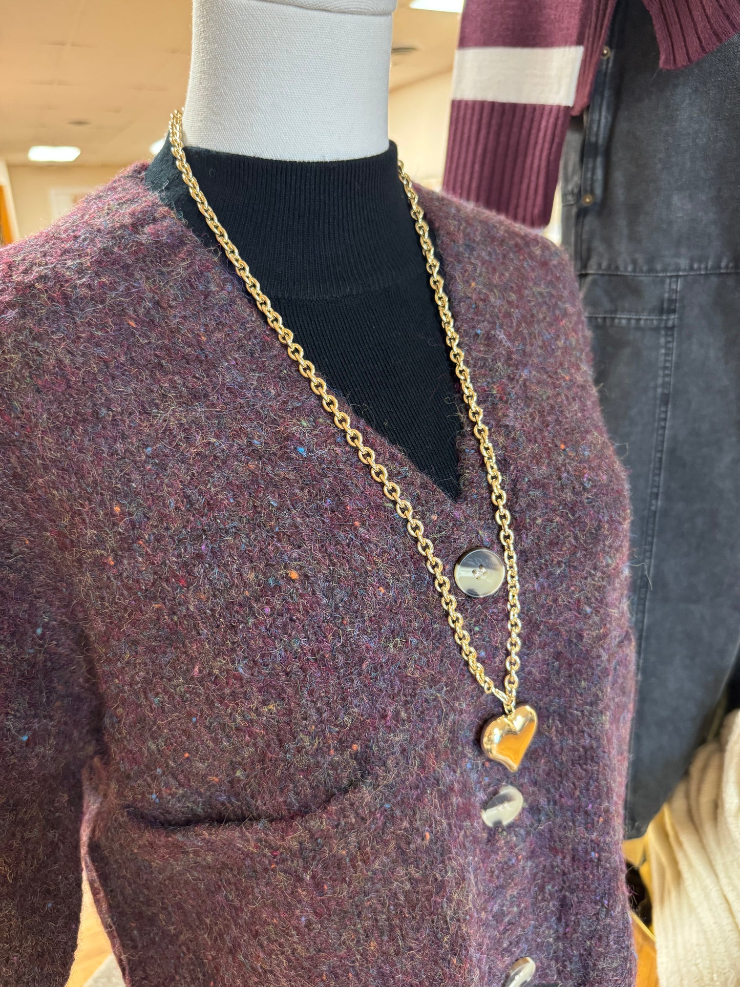 Puffy Heart Necklace