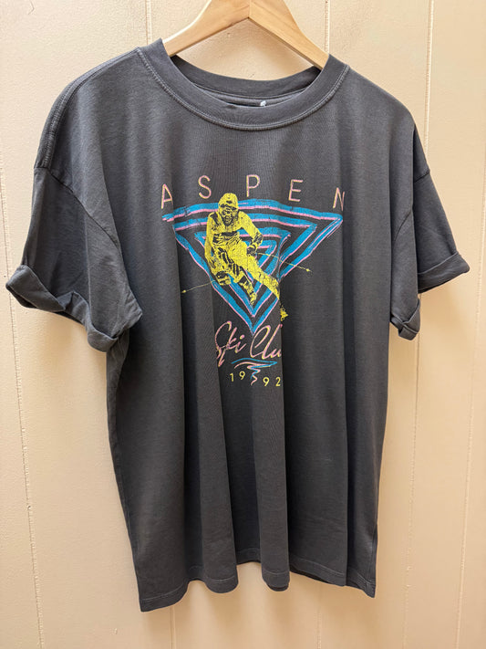 Aspen Ski Club Boyfriend Tee