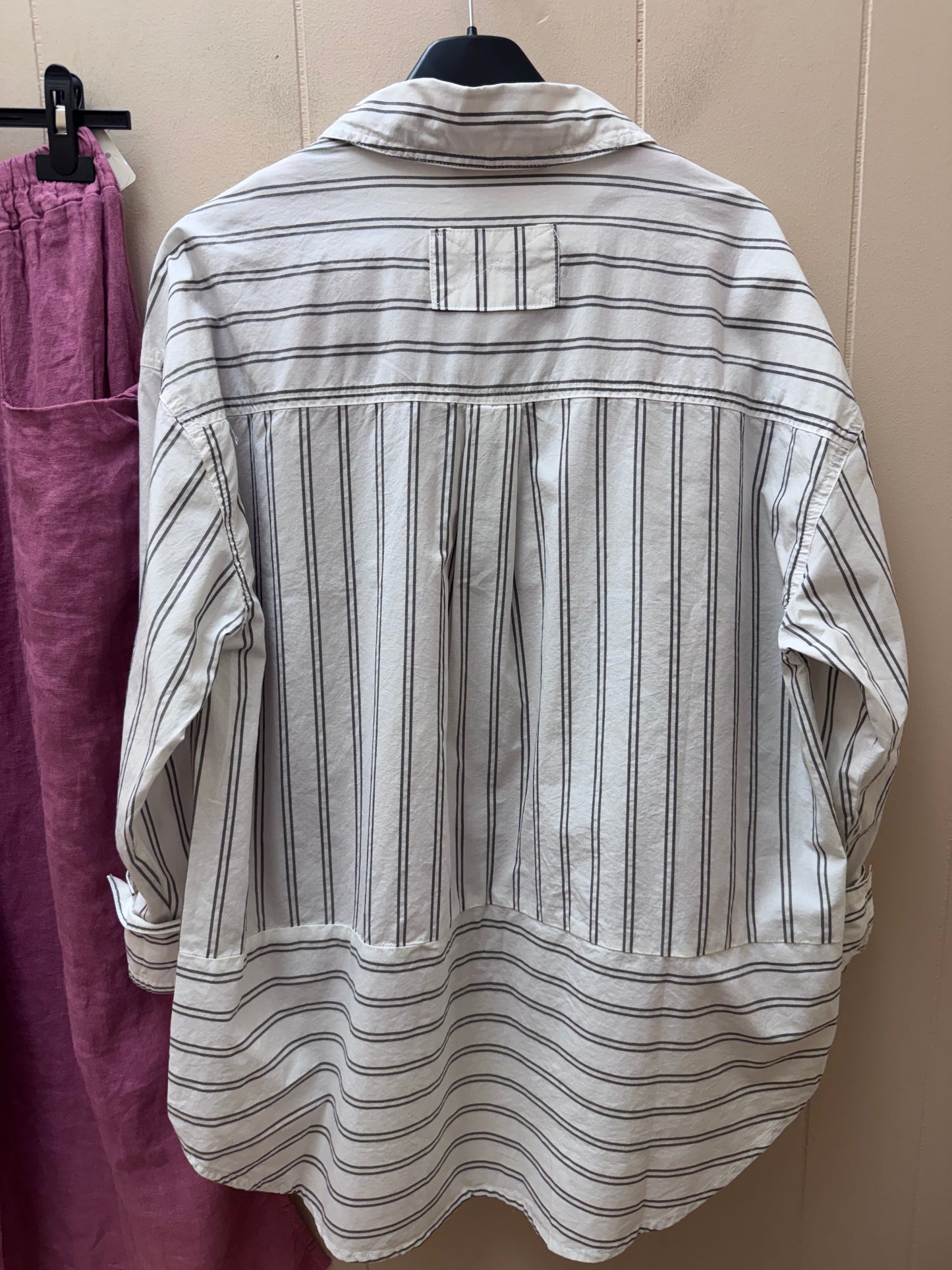 Oversized Ivory Button Down