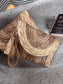 Woven Flap Crossbody/Wristlet
