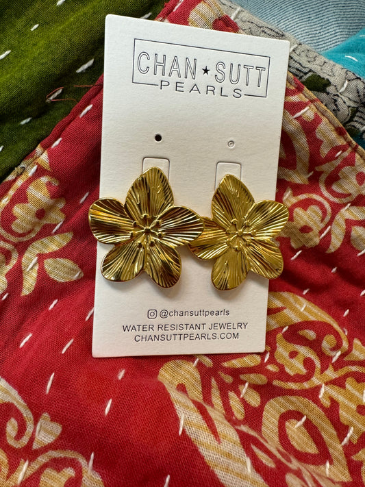 Tropical Flower Earrings