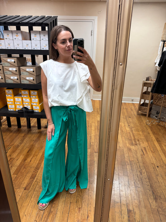 Emerald Wrap Pants