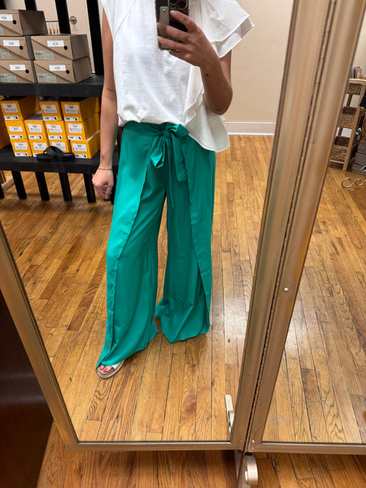 Emerald Wrap Pants