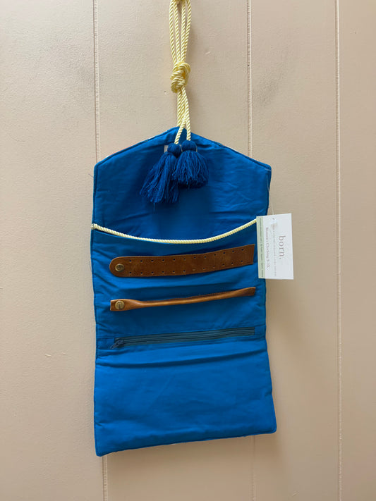 Embroidered Velvet Jewelry Organizer