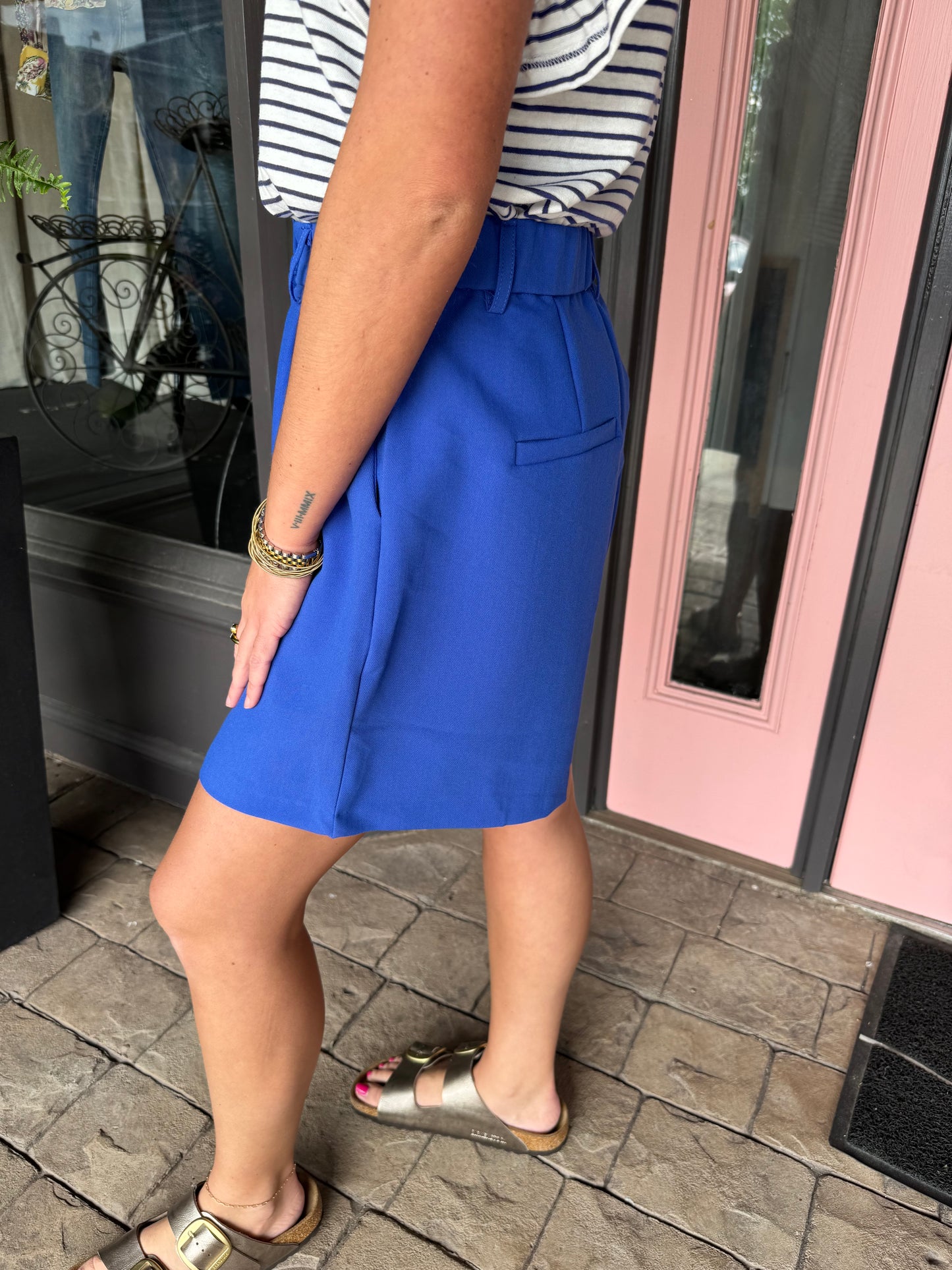 Cobalt Dress Shorts