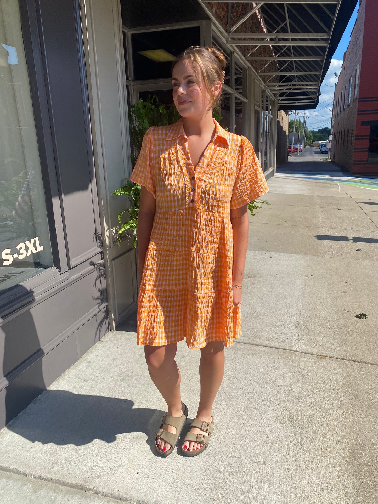 Sunshine Gingham Dress