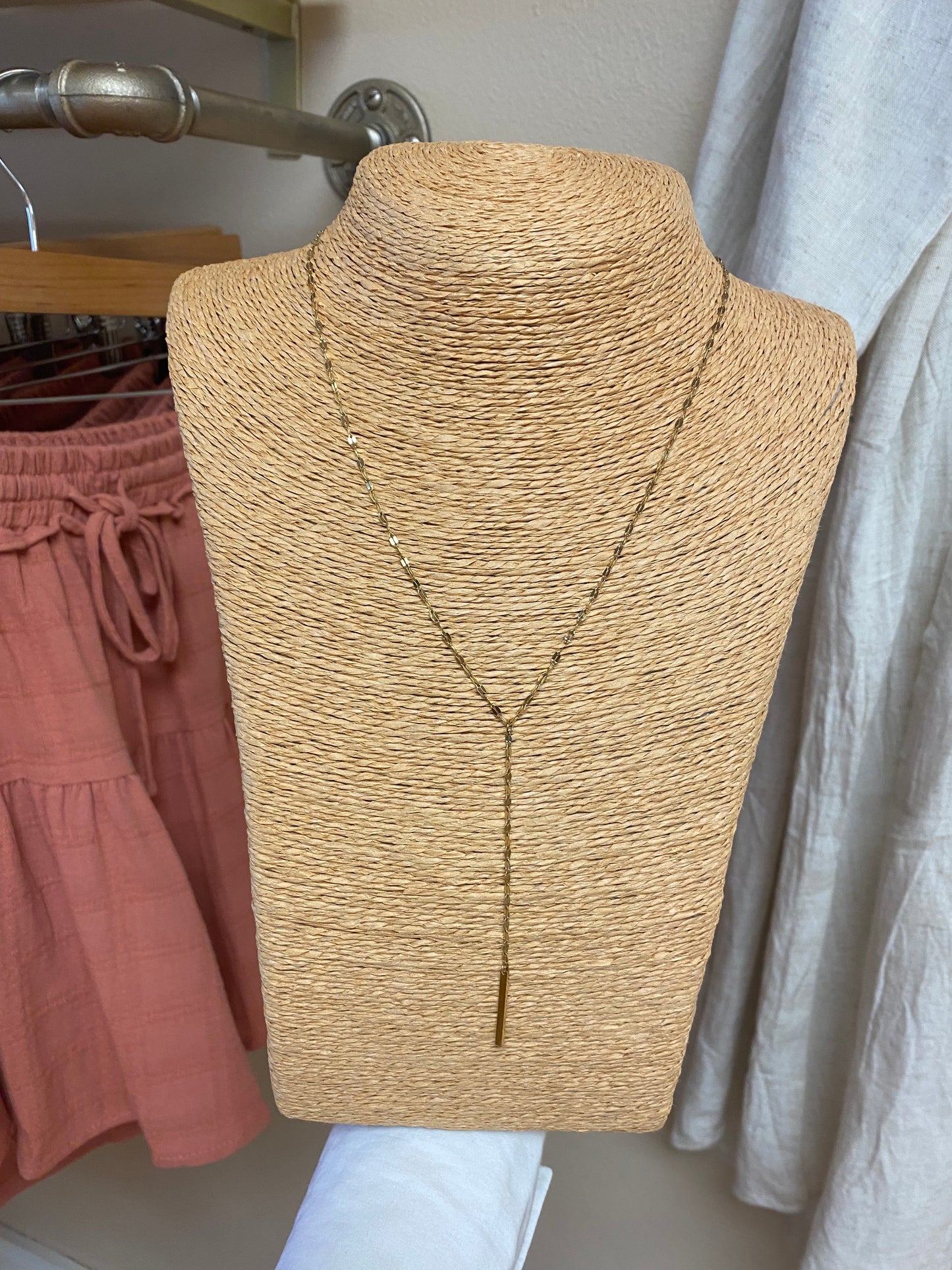 Dainty Y Layering Necklace