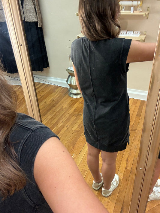 Black Zippered Dress