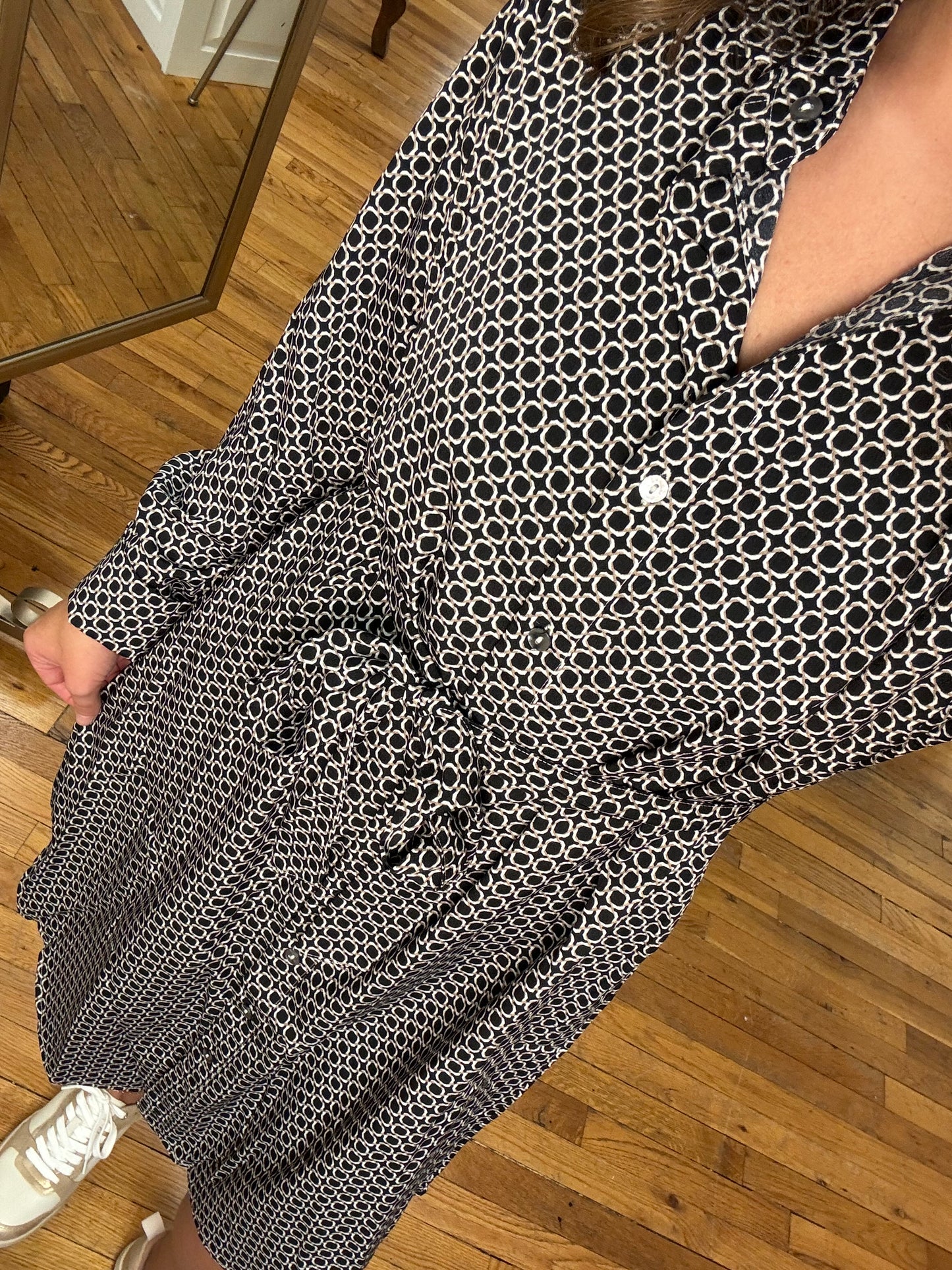 Printed Work Dress