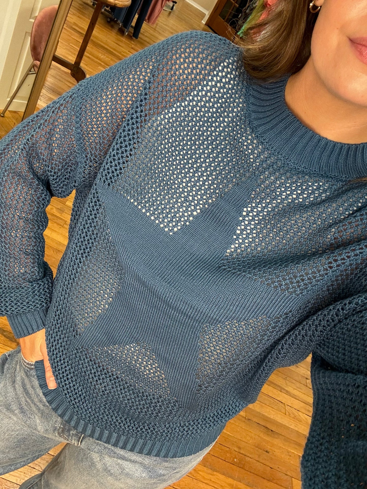 Blue Star Sweater