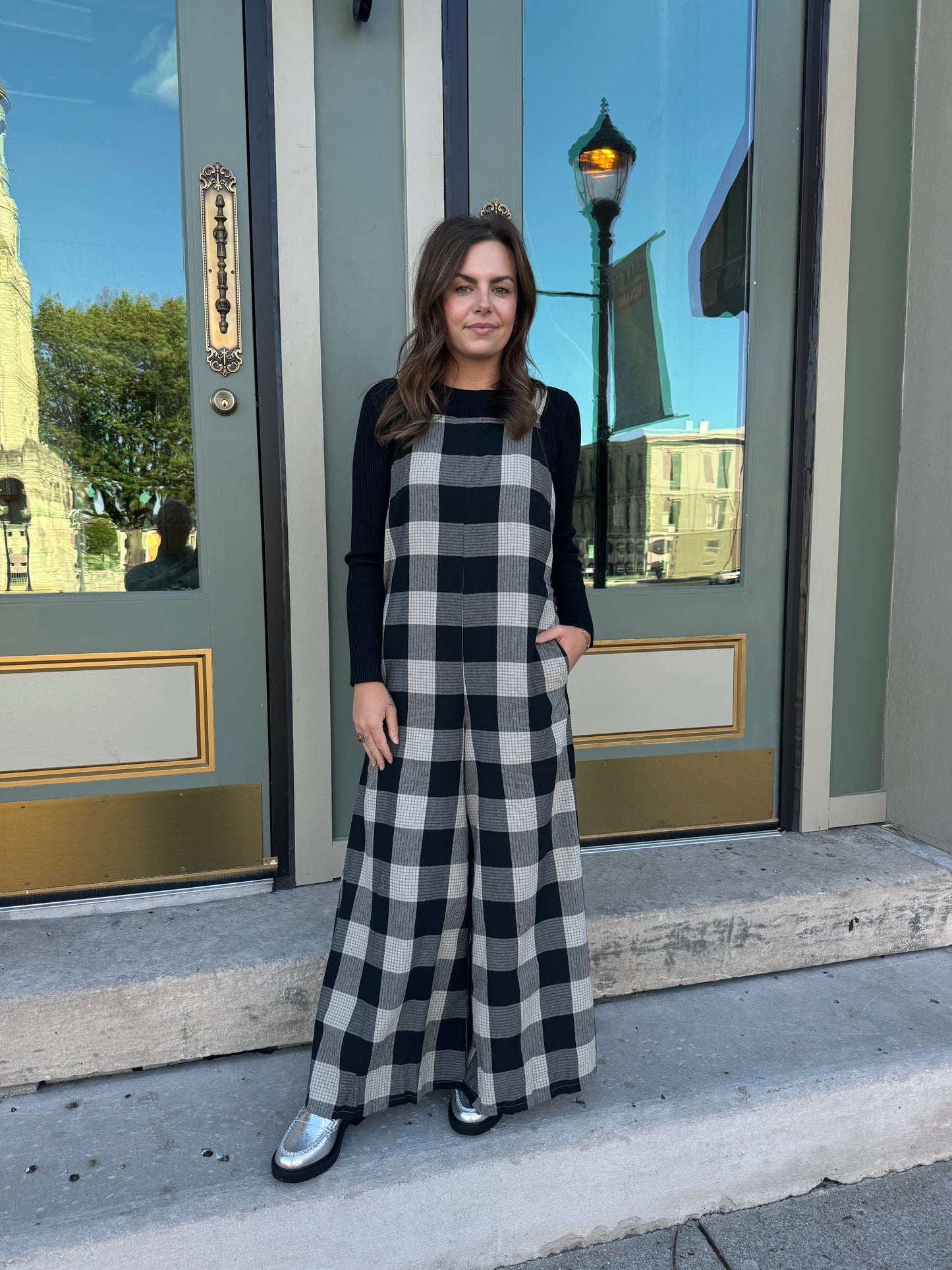 Checkered Charm Jumpsuit